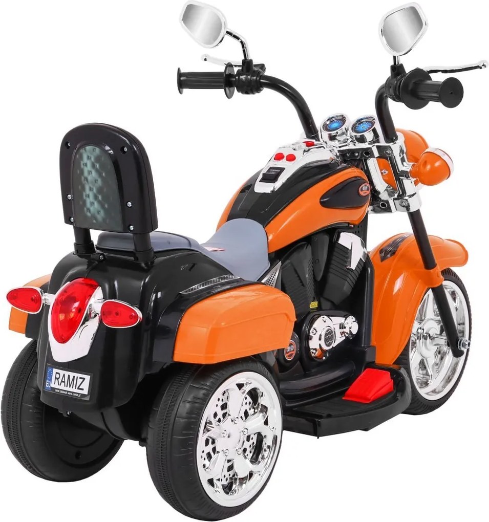 Ramiz Motorka Chopper NightBike oranžová