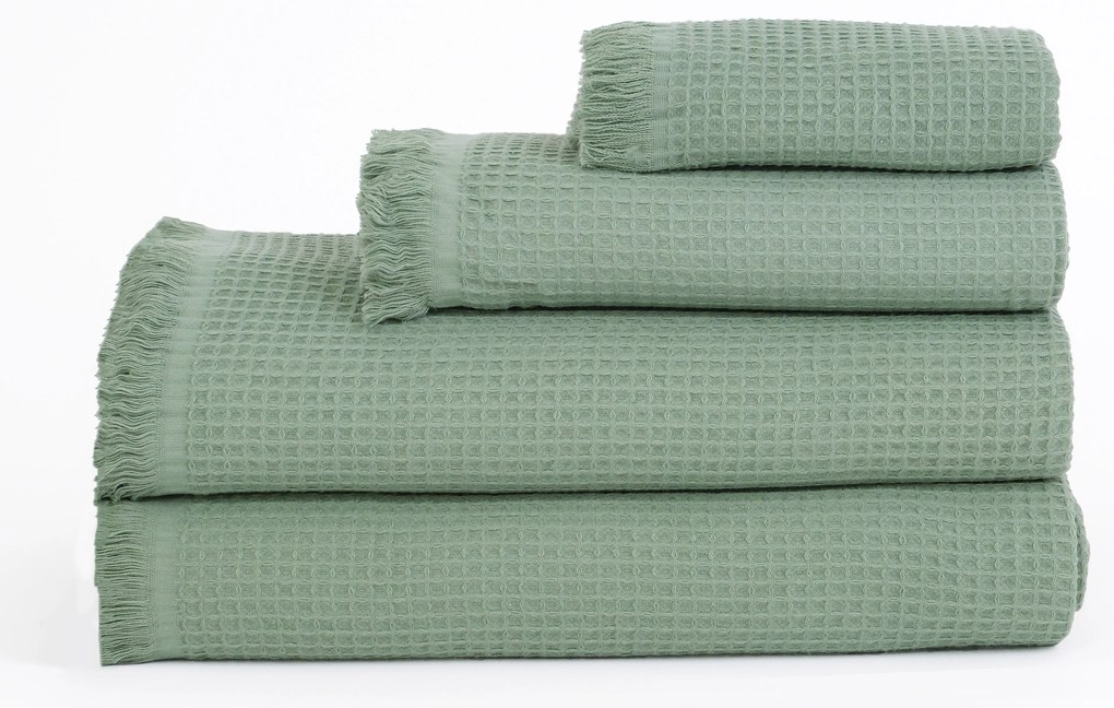 Vaflová osuška 70 × 140 cm ‒ Florencia olivová