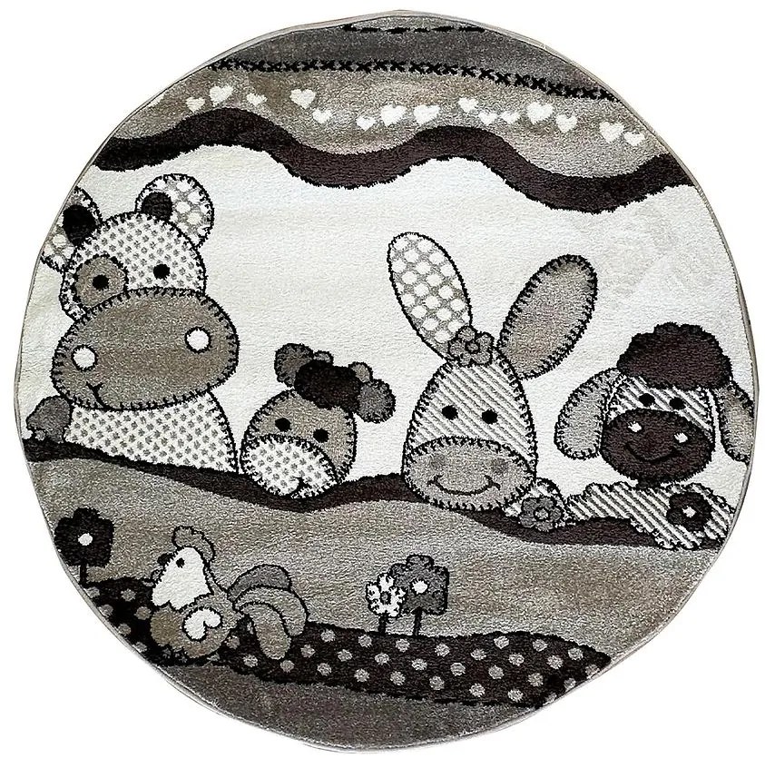 Koberec Frisee Soft Kids 1,2/1,2 FR6 A1007 béžová