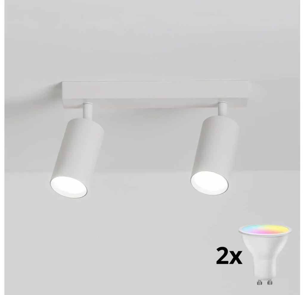 Brilagi - LED Stmievateľné bodové svietidlo SELE 2xGU10/6,5W/230V biela