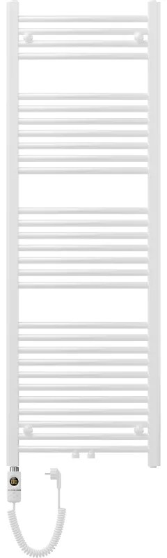 Mexen Ares, elektrické vykurovacie teleso 1500x500 mm + vykurovacia tyč 600 W, biela, W102-1500-500-2600-20