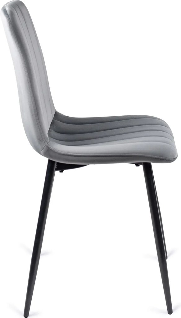 Čalouněná jídelní židle IBIS šedá
