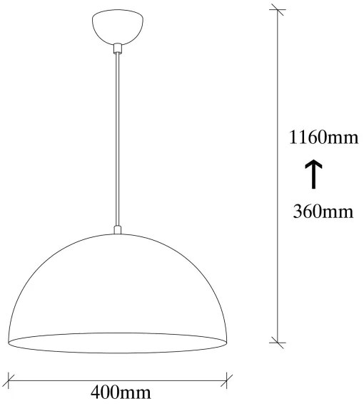 Luster na lanku SIVANI 1xE27/40W/230V