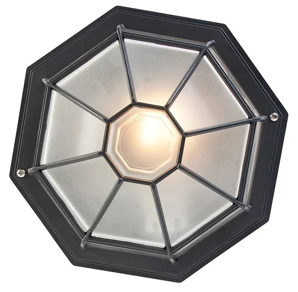 Vidiecke stropné svietidlo tmavosivá 26,5 IP44 - Bri