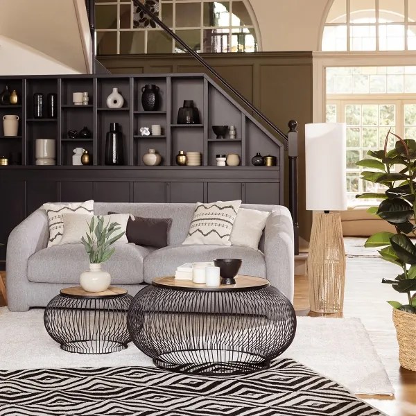 Atmosphera - Stojacia lampa AISSA 1xE27/40W/230V