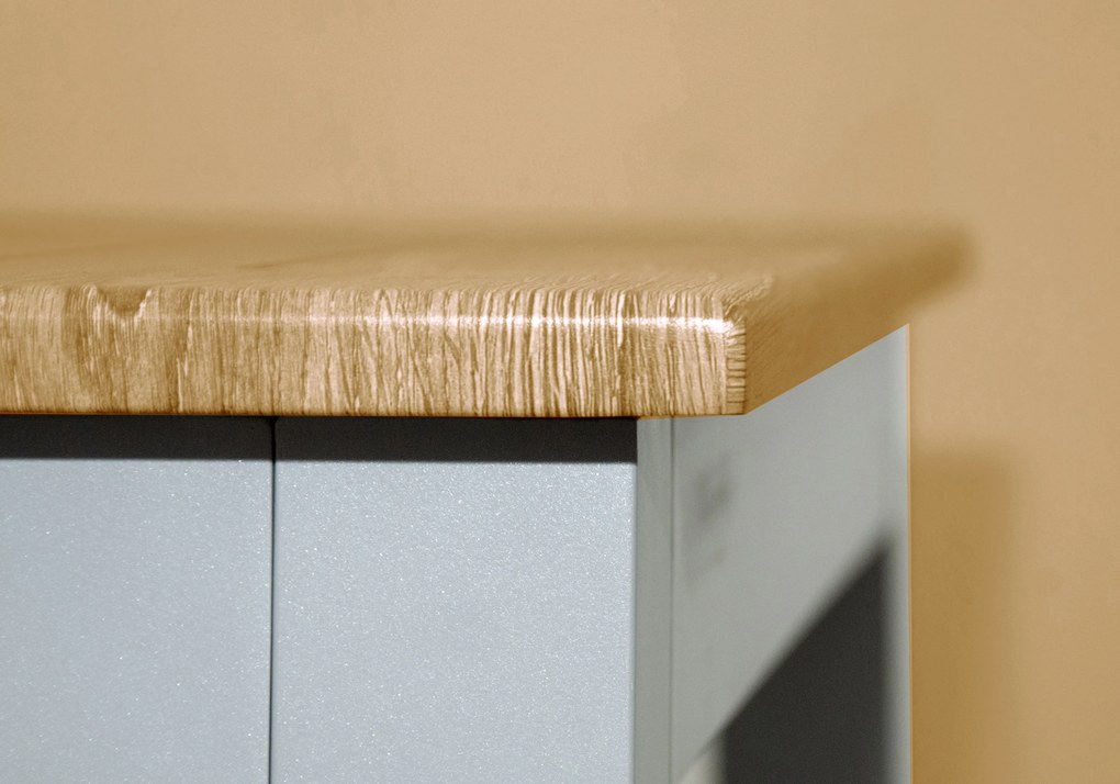 Doppler EXPERT WOOD - záhradný rozkladací hliníkový stôl 150/210 x 90 x 75 cm - 2. akosť (N593)