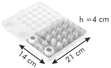 Tescoma DELÍCIA zdobiace trysky 21 ks