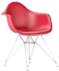 Designová židle DAR, červená (RAL 9003)  S48982 CULTY +