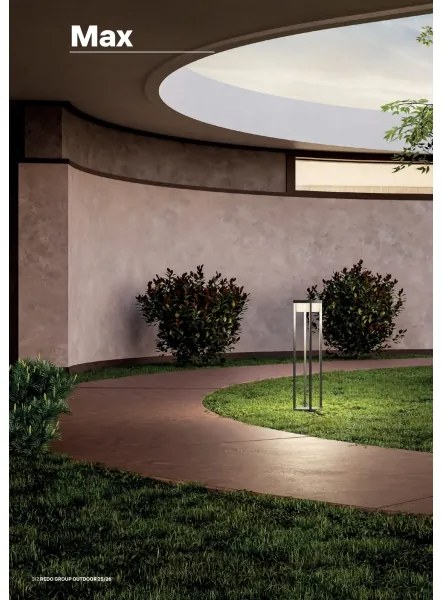 Redo 90676 - LED vonkajšie svietidlo MAX LED/15W/230V 2700K 80 cm IP65 antracitové