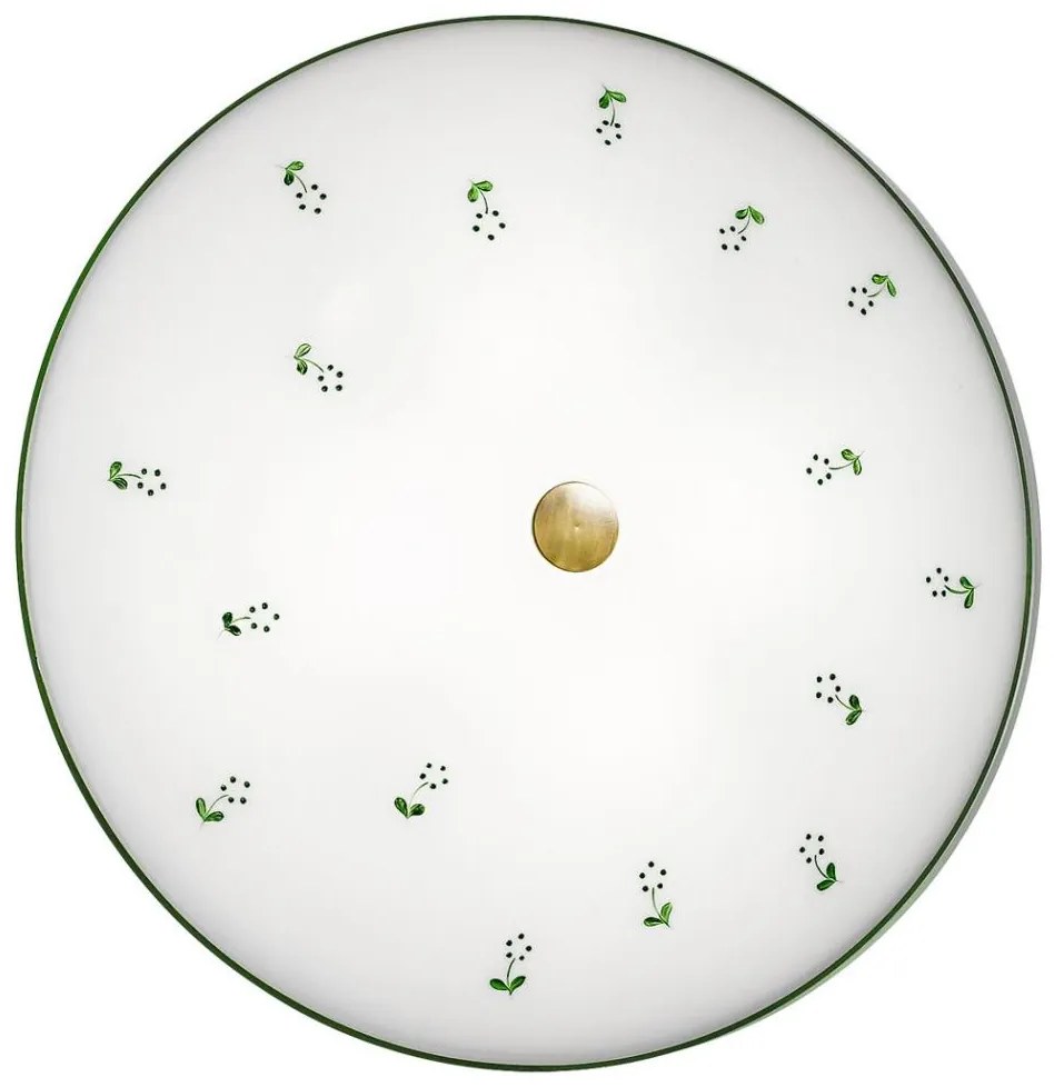 Kolarz 731.U14.4.21-Stropné svietidlo NONNA 4xE27/60W/230V pr. 54 cm zelená/mosadz