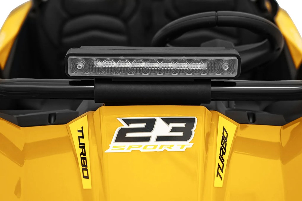 Ramiz Elektrická bugina TURBO 23 pre deti žltá