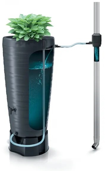 Sud na dažďovú vodu, priemer 59,3 cm, 240 l, antracit