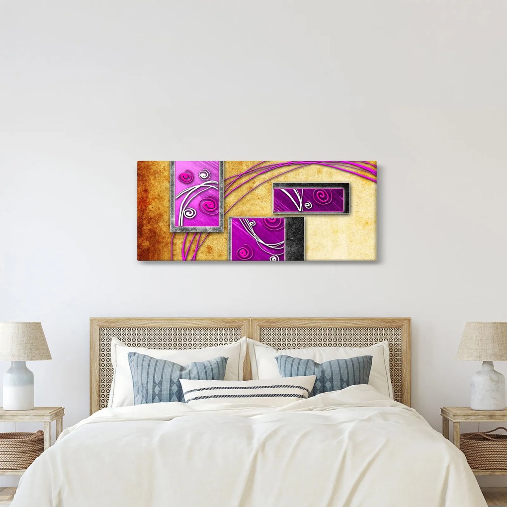 Obraz abstrakcie (120x50 cm)