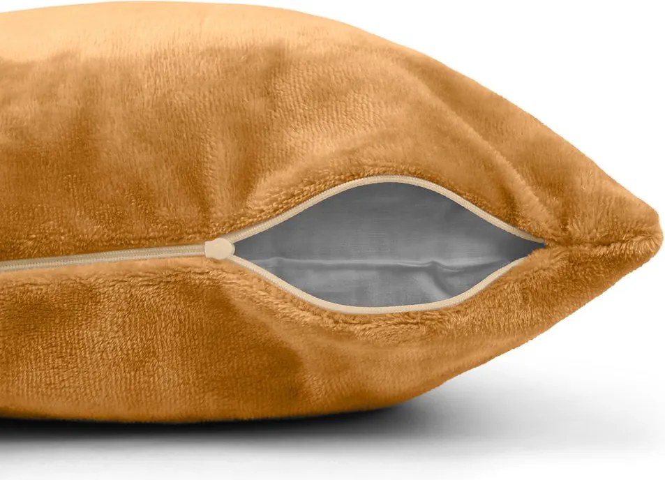 Polášek Poťah na vankúš z mikroplyšu - Svetlo béžová | 70 x 90 cm