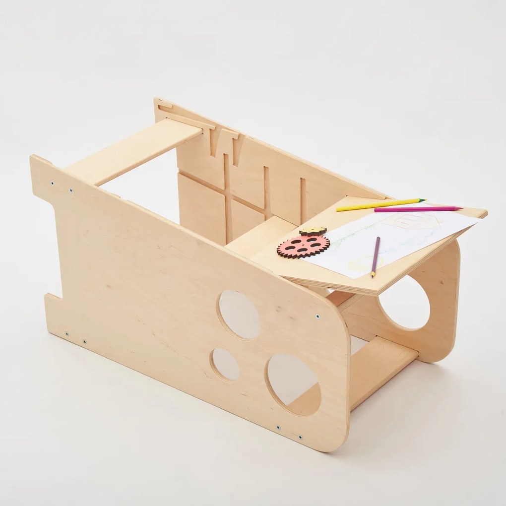 Montessori učiaca veža 3v1 75 cm