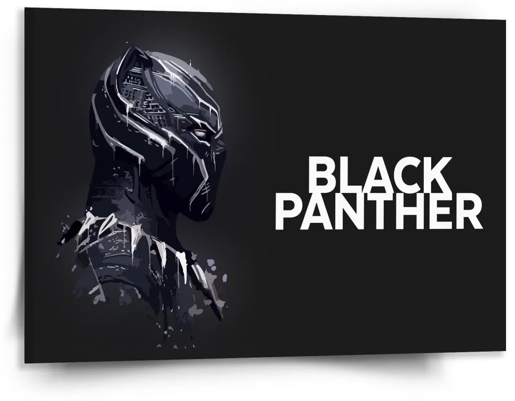 Sablio Obraz BLACK PANTHER z profilu Čierny - 150x110 cm