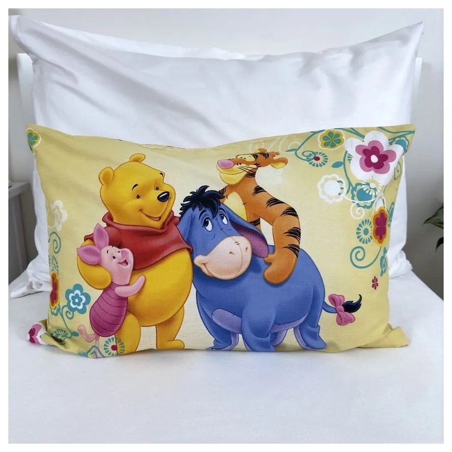 Bavlnená detská obliečka do postieľky 100x135 cm Winnie-the-Pooh – Jerry Fabrics
