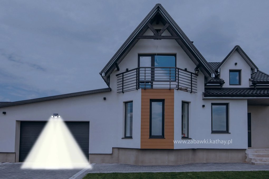 LONGWELL INDUSTRIAL LTD Solárne záhradné svietidlo LED s pohybovým senzorom, 4 režimy