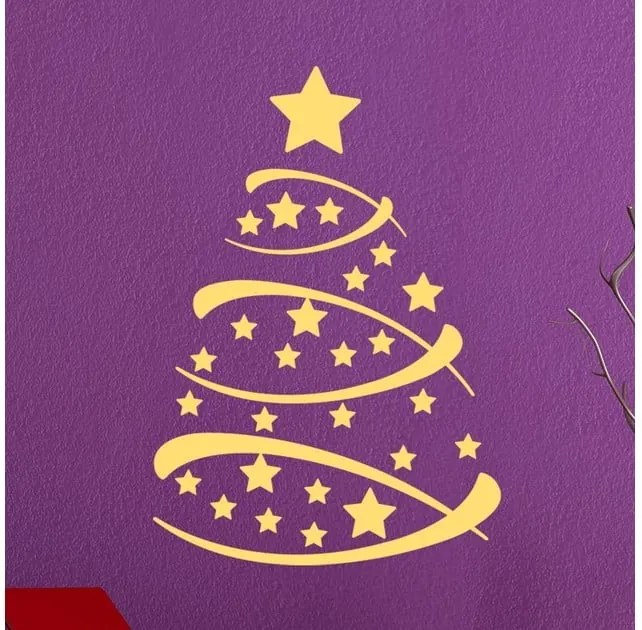 Vianočná samolepka Fanastick Christmas Tree