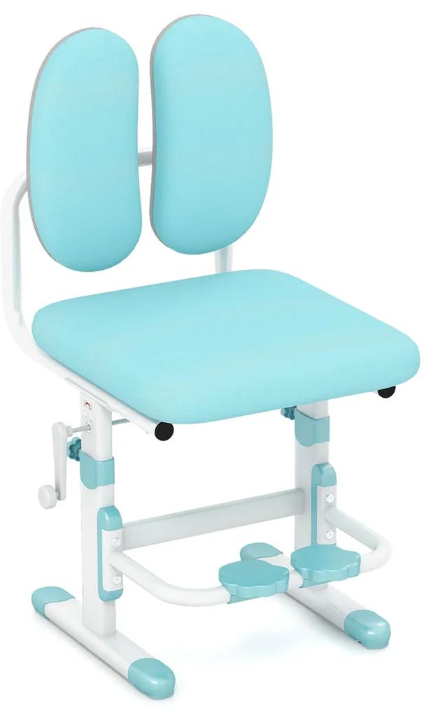 Ergonomická, výškovo nastaviteľná detská stolička | modrá