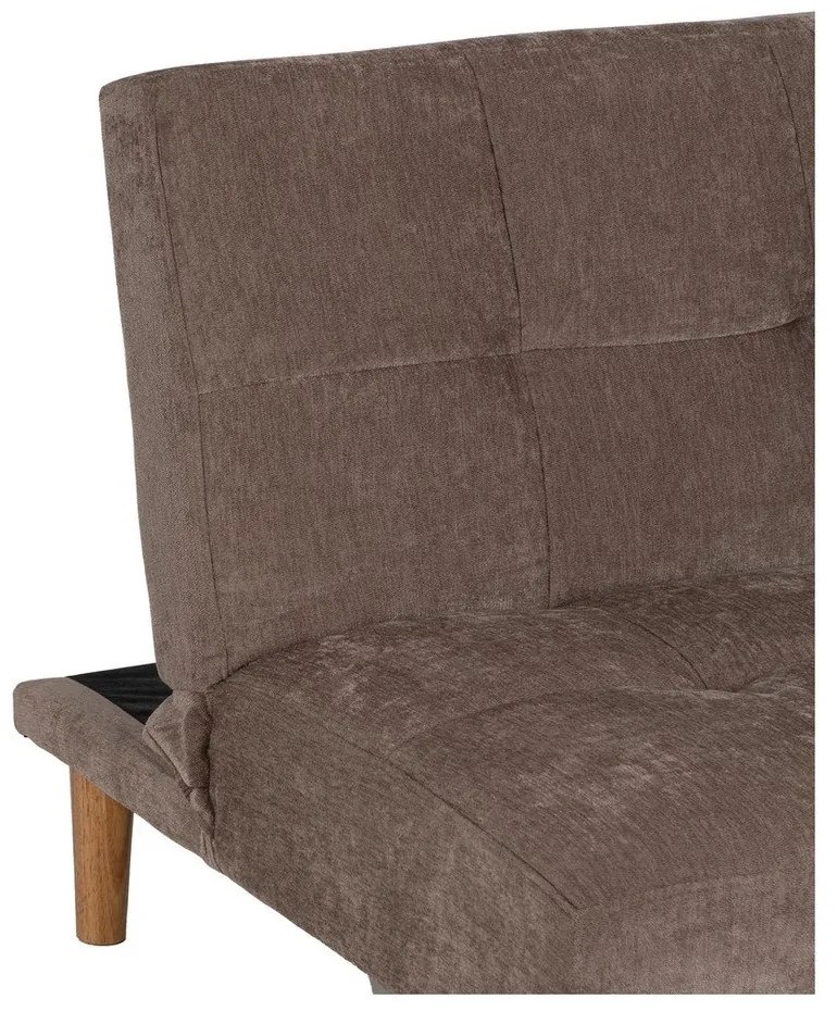 Hnedá ženilková rozkladacia pohovka 178 cm – Ixia