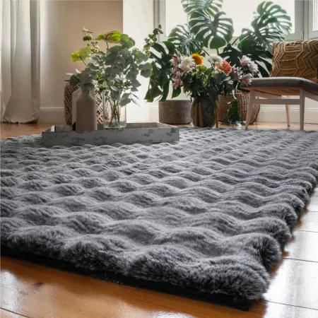 Koberce Breno Kusový koberec CALYPSO 885/anthrazit, sivá,160 x 230 cm