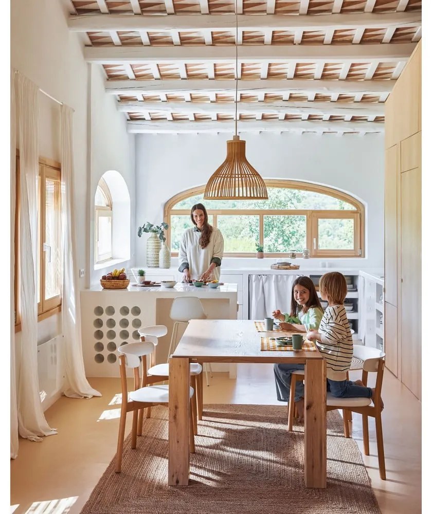 Jedálenský stôl v dekore duba 90x160 cm Deyanira – Kave Home