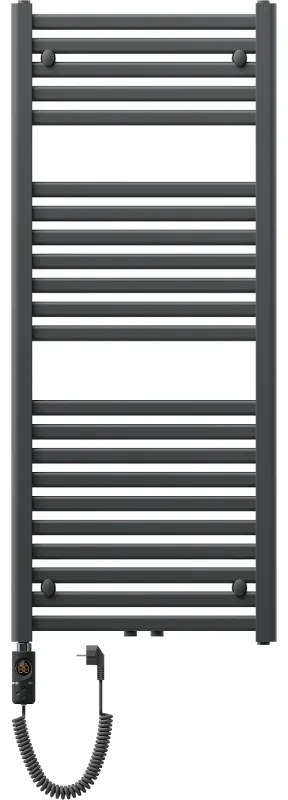 Mexen Hades, elektrické vykurovacie teleso 1200 x 500 mm, 600 W, antracitová, W104-1200-500-2600-66