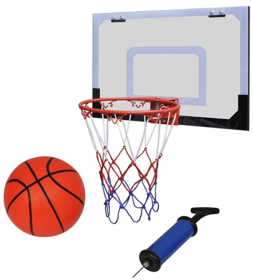 vidaXL Vnutorný mini basketbalový kôš set s loptou a pumpou