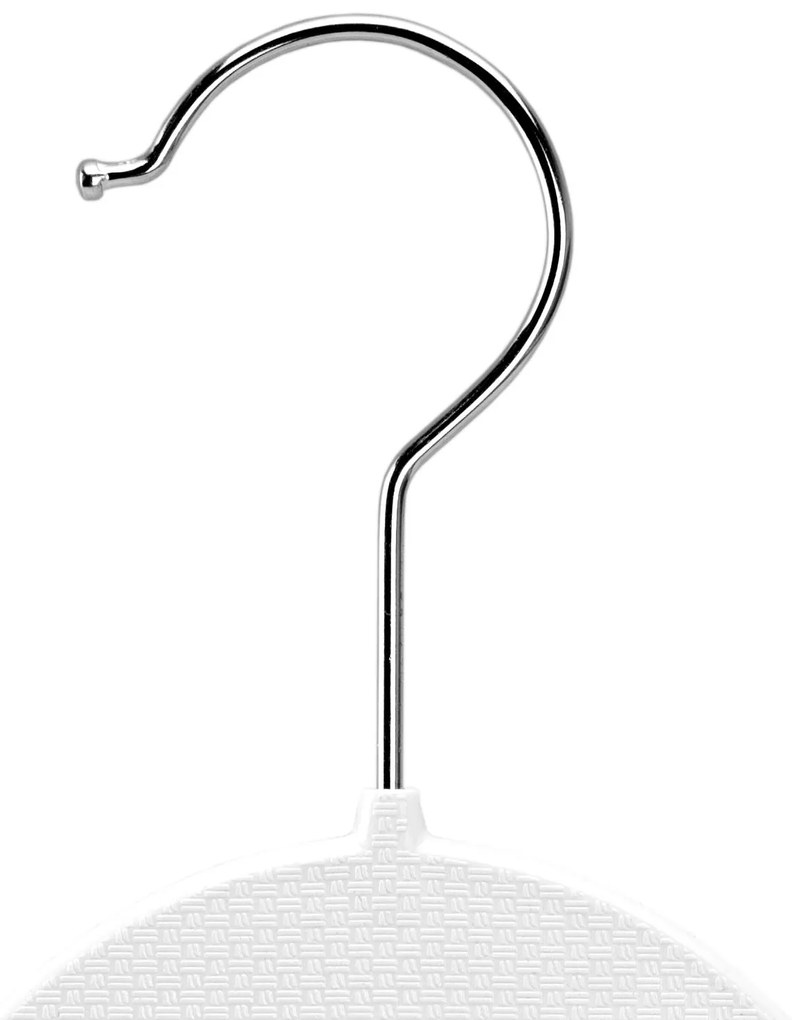 Sada 30 ks dětských ramínek KIDSI bílo-modrá