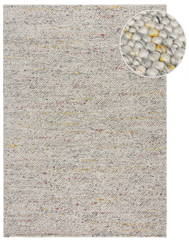 Ručne tkaný kusový koberec Minerals Black/White, 160x230, biela, chodba / predsieň, Flair Rugs