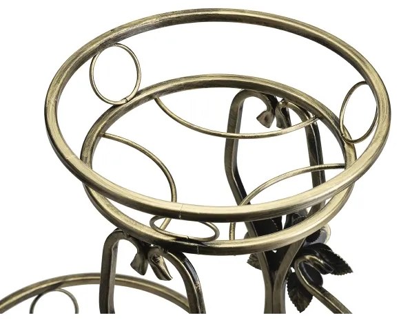 Stojan na kvety 64x54 cm zlatá