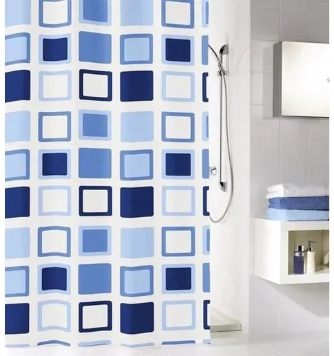 Sprchový záves Kleine Wolke Clipper 120x200cm modrá 5209723238, 1 ks