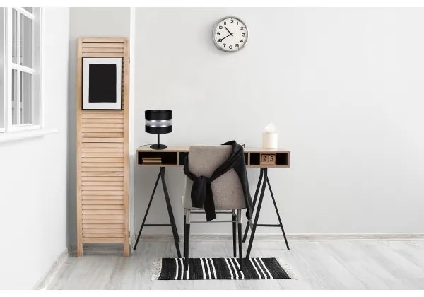 Stolná lampa CORAL 1xE27/60W/230V čierna