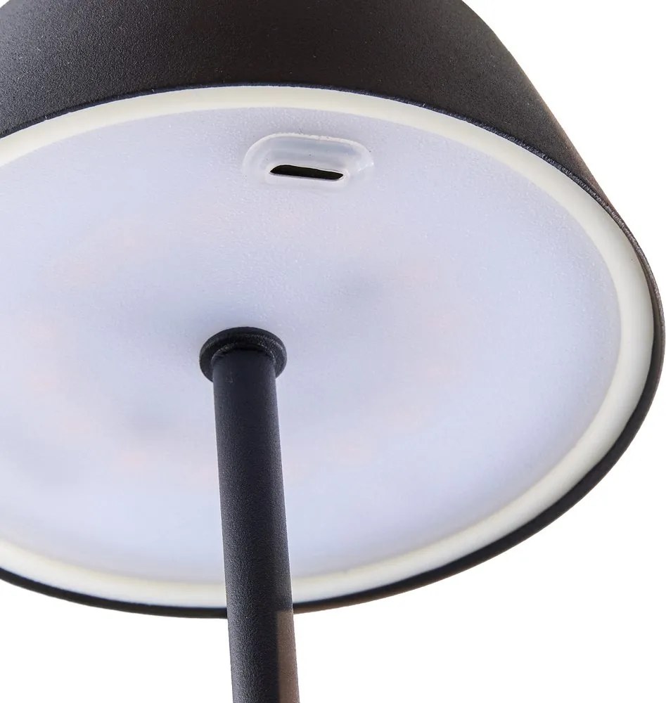 LIGHT UP LED Stolová lampa - čierna