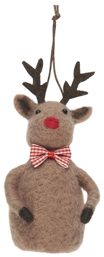 Ib Laursen Plstená ozdoba Rudolf Reindeer