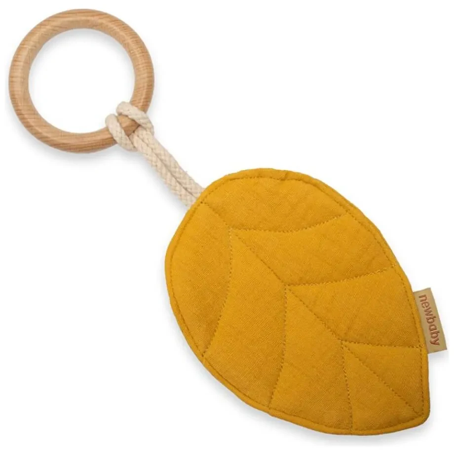 Detské hryzátko Leaf Mustard