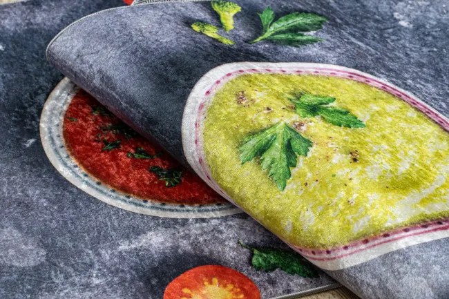 Protišmykový koberec / behúň ANDRE 33290 sivý / žltý