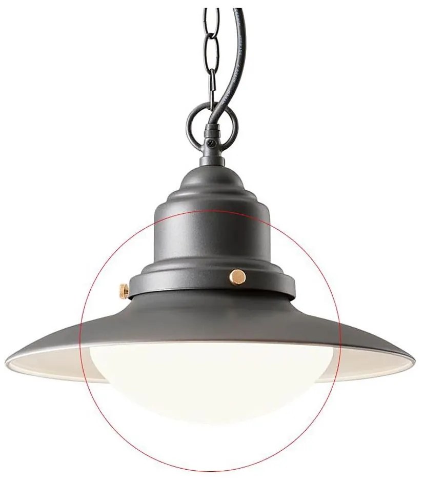 Redo 90094 - Náhradné tienidlo pre luster a lampu ELIO, biele