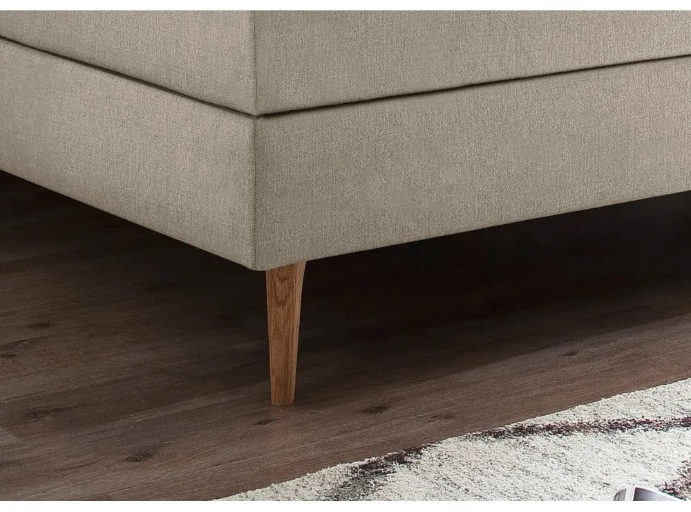 Béžová boxspring posteľ 180x200 cm Massello – Meise Möbel