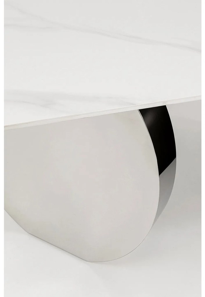 Demi stôl strieborný 140x70 cm