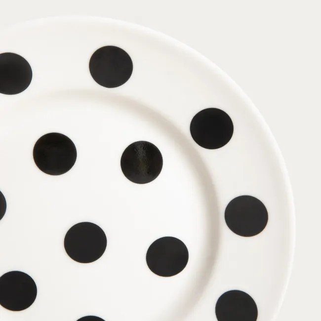 Šálka LUNYA s podšálkou, čierna / biela 757051 200 ml