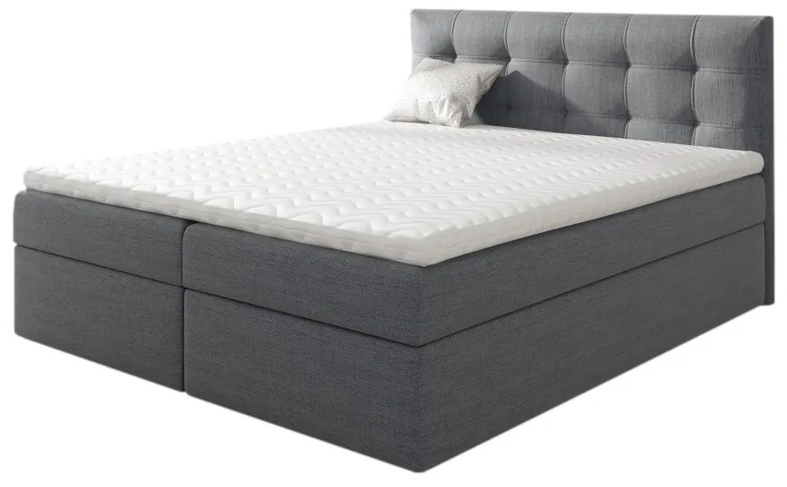 Čalúnená posteľ boxspring NUMBER 1, 180x200, inari 81