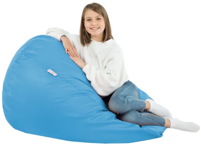 Sedací vak SAKO blankitný ekokoža