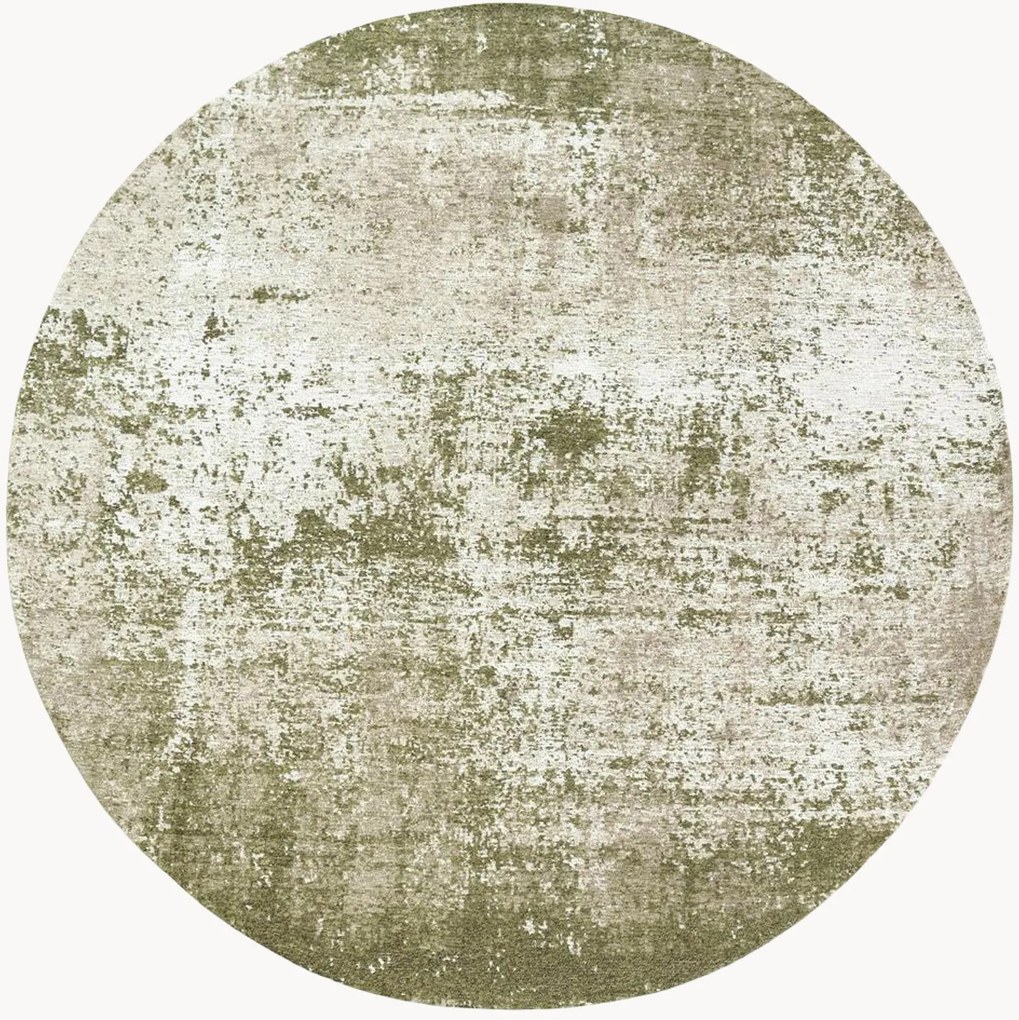 Umývateľný okrúhly žakárový koberec do interiéru/exteriéru Virgin Land