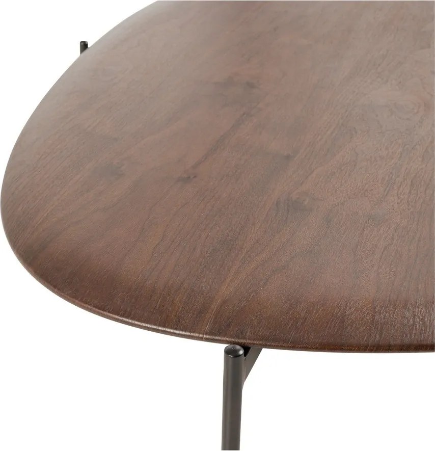 Konferenčný stolík v tmavo prírodnej farbe 97x121 cm Kota – WOOOD