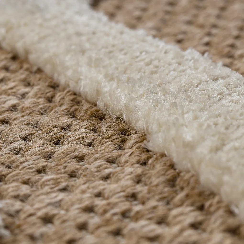 Dywany Łuszczów, Kusový koberec Spark 0711A beige/cream, 160x220, béžová, chodba / predsieň