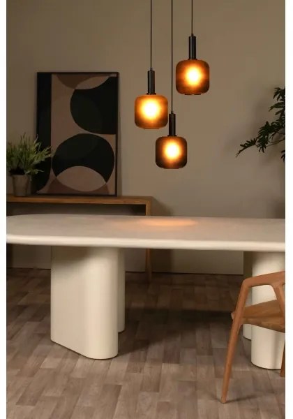 Lucide 45405/13/30 - Luster na lanku ELOISE 3xE27/40W/230V čierna