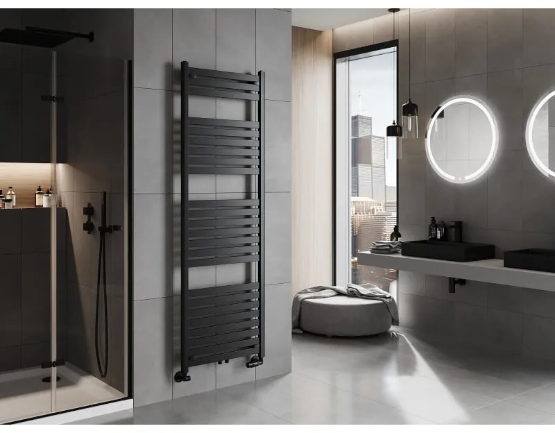 Mexen Uran vykurovacie teleso 1800 x 600 mm, 923 W, čierna, W105-1800-600-00-70