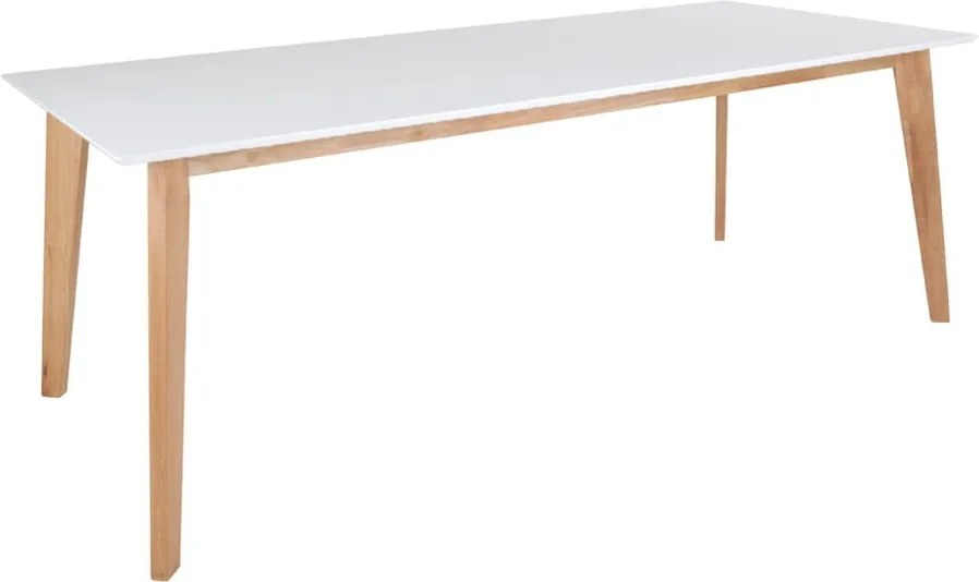 Jedálenský stôl s prírodnými nožičkami loomi.design Vojens, 210 × 90 cm